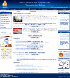 Mẫu website Hoa Việt-TYC