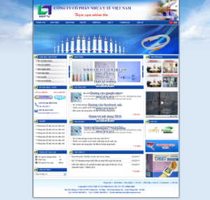 Mẫu website Nhựa y tế Việt Nam-TYC