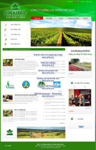 Mẫu website Vinaseed demo 2-TYC