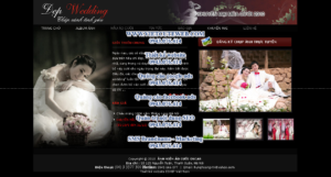 Mẫu website Wedding Oscar -TYC