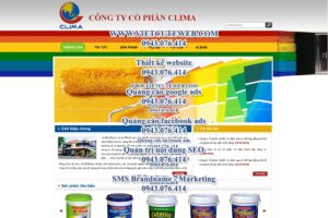 Mẫu website Clima-TYC