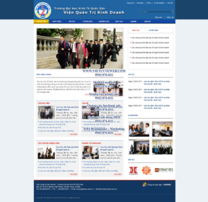 Mẫu website Đại học kinh tế quốc dân-TYC