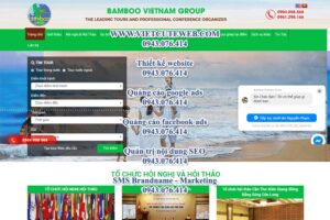 Mẫu website Bamboo Vietnam Group – TU