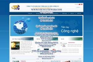 Mẫu website Công ty viễn thông ITC -TYC