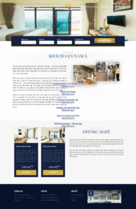 Mẫu website khách sạn Nam Á – TU