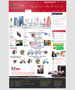Mẫu website Ktmart -TYC