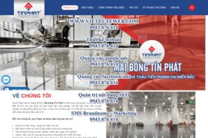 Mẫu website Công ty Mài Bóng Tín Phát – TU