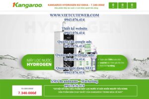 Mẫu website Máy lọc nước Kangaroo-TU
