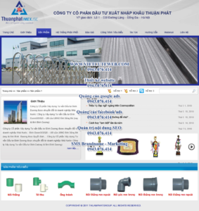 Mẫu website Thuận Phát -TYC