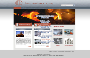 Mẫu website Tín Đạt-TYC