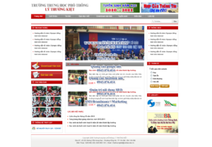 Mẫu website Trung học Lý Thường Kiệt-TYC