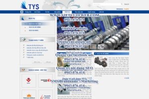 Mẫu website Công ty TYS-TYC