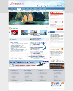 Mẫu website Vietnam Online-TYC